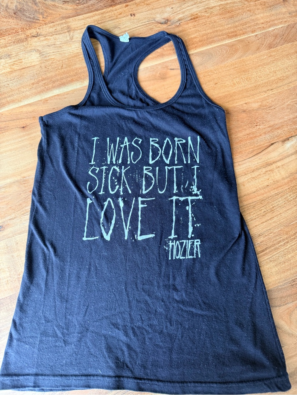 Hozier Concert Tank - Black Racerback size M